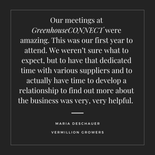 Maria Deschauer, Vermillion Growers
